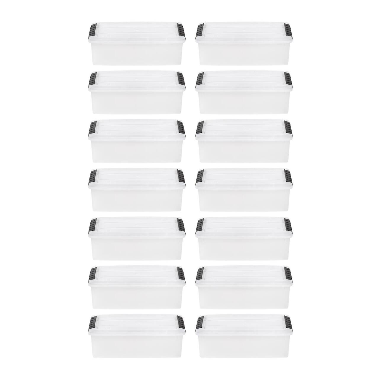 IRIS Stack & Pull™ Plastic Storage Boxes